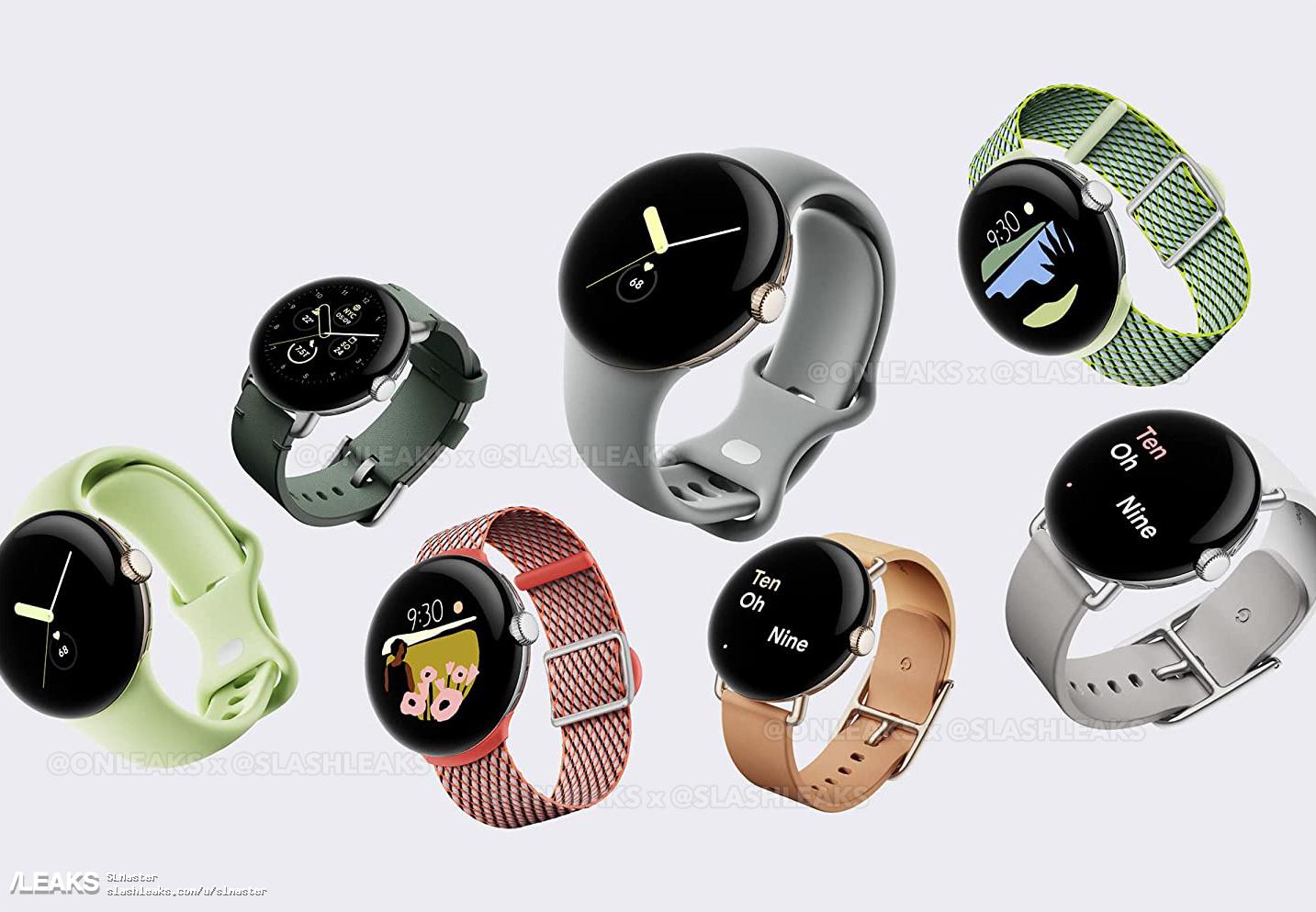 Protección contra el agua 5ATM, modo de emergencia y ECG: Insider mostró renders del Google Pixel Watch en todos los colores y con diferentes correas Protección contra el agua 5ATM, modo de emergencia y ECG: Insider mostró renders del Google Pixel Watch en todos los colores y con diferentes correas