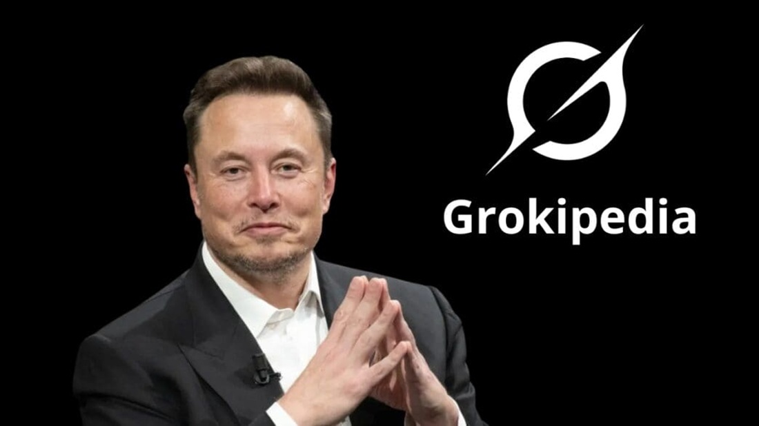 Elon Musk: una fotografía misteriosa con el logo de Grokipedia influye en el público