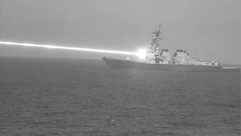 Sistema láser a bordo HELIOS: primeras pruebas en el mar