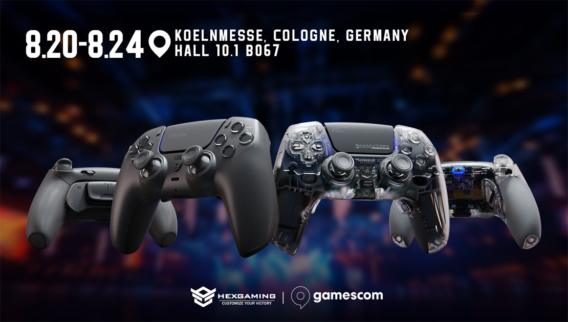 Gamescom 2025: Cómo los gamepads personalizados de Hexgaming están cambiando el mundo del gaming Hexgaming presenta: debut de gamepads personalizados en Gamescom 2025