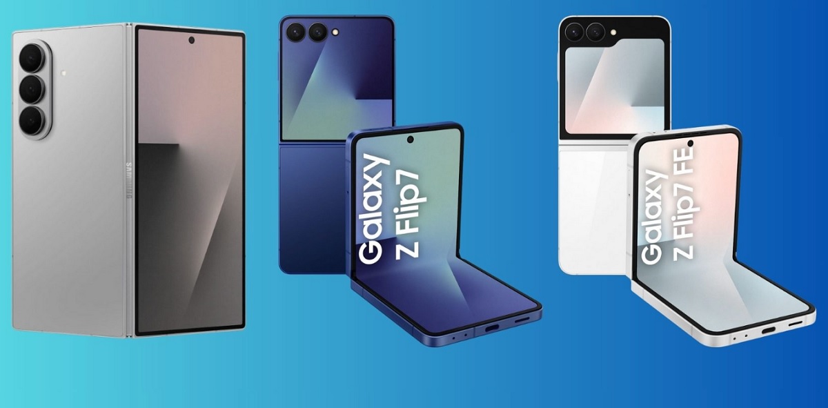 La próxima generación de dispositivos plegables de Samsung: se han visto renders del Galaxy Z Fold 7, Z Flip 7 y FE Galaxy Z Fold 7 y Z Flip 7: primeros renders de los próximos buques insignia plegables