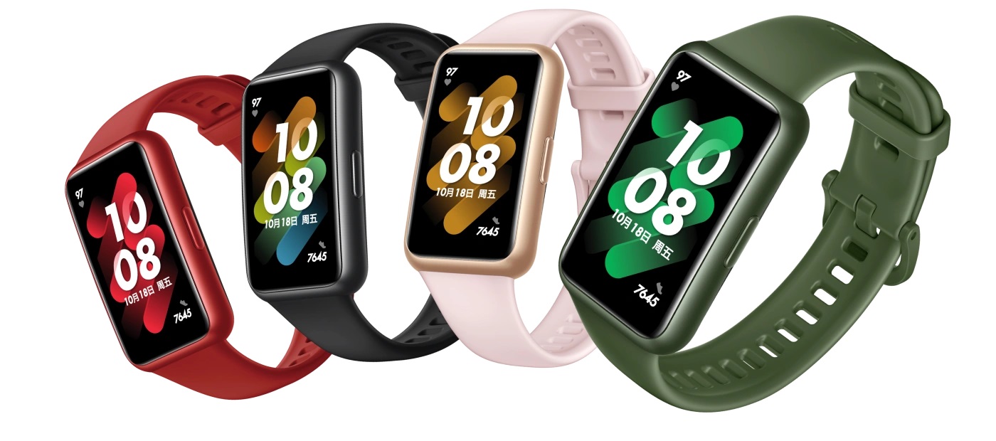 Huawei Band 7: pulsera fitness de lindo diseño, pulsioxímetro y autonomía de hasta 14 días por 40 dólares Huawei Band 7: pulsera fitness de lindo diseño, pulsioxímetro y autonomía de hasta 14 días por 40 dólares