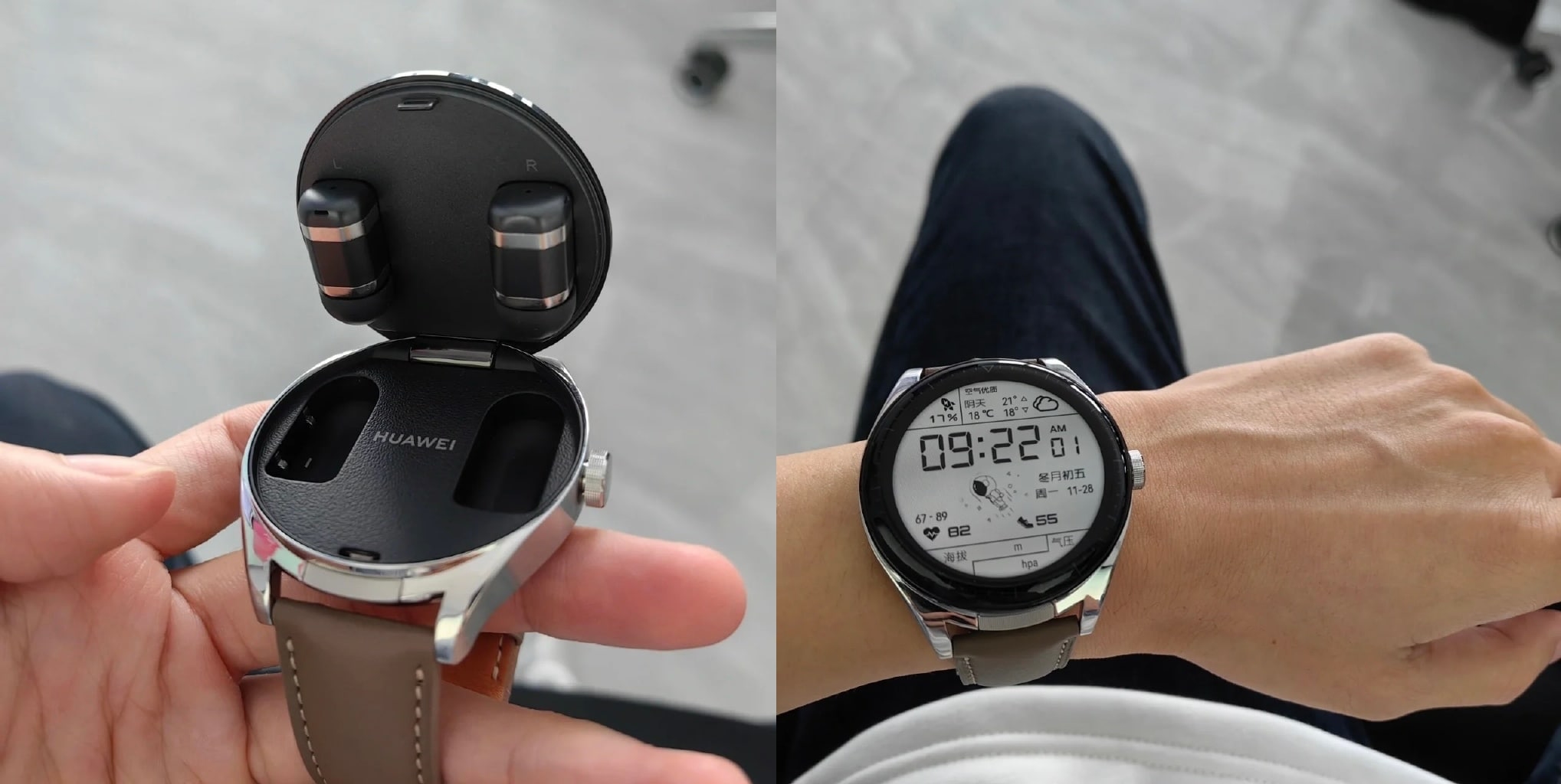 Así serán los Huawei Watch Buds: un smartwatch con auriculares TWS integrados Así serán los Huawei Watch Buds: un smartwatch con auriculares TWS integrados