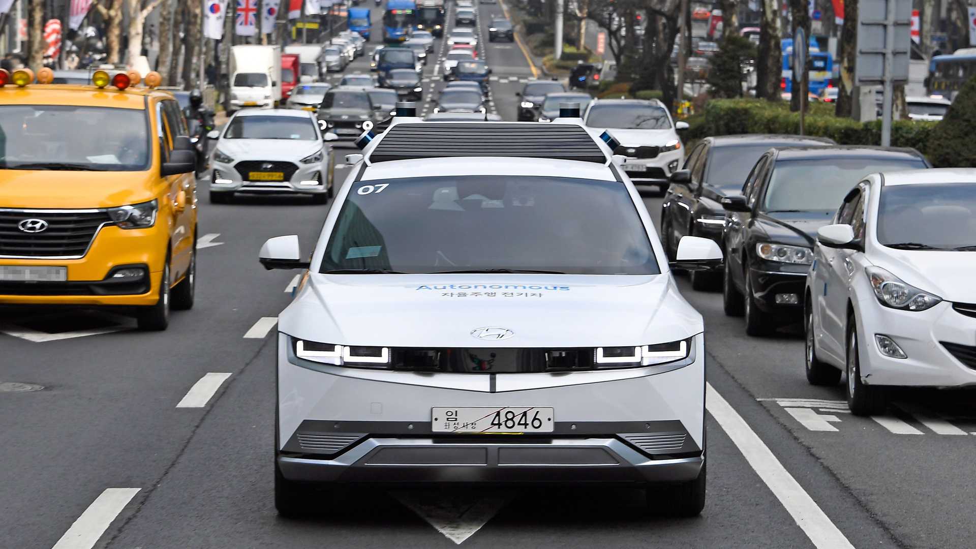 Hyundai lanza el servicio RoboRide autónomo en Seúl, Corea del Sur Hyundai lanza el servicio RoboRide autónomo en Seúl, Corea del Sur