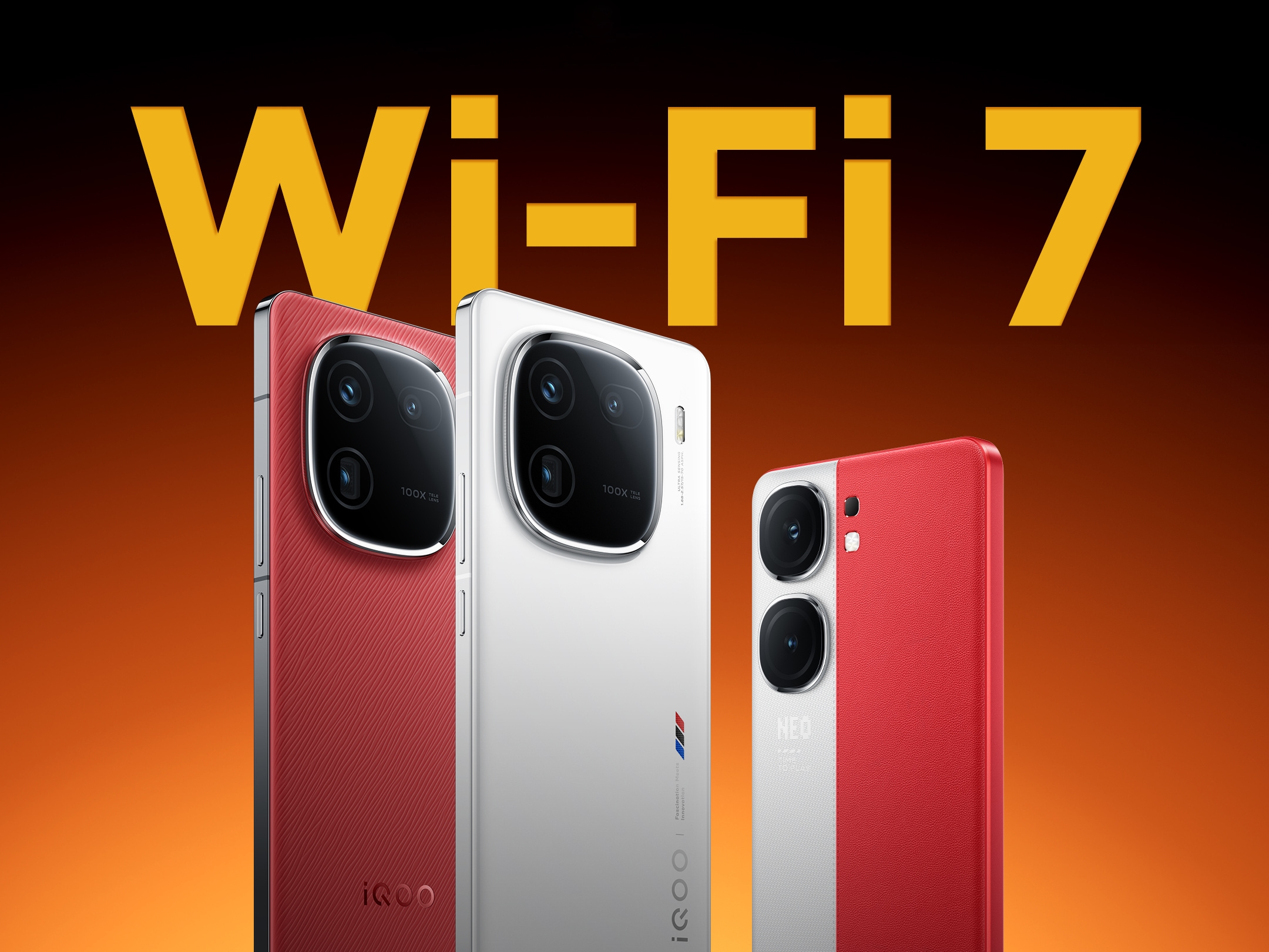 Los smartphones de las series iQOO 12 e iQOO Neo 9 son compatibles con Wi-Fi 7 gracias a una actualización de software. Los smartphones de las series iQOO 12 e iQOO Neo 9 son compatibles con Wi-Fi 7 gracias a una actualización de software.