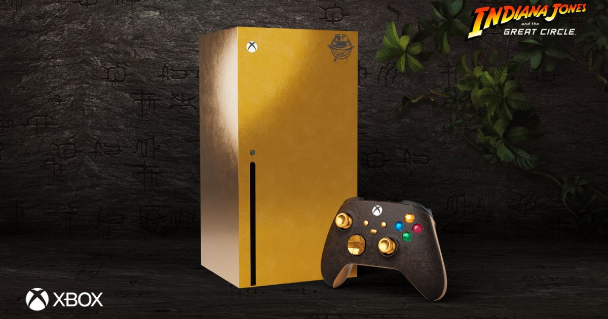 Microsoft regalará una Xbox Series X dorada a quienes resuelvan el enigma de Indiana Jones Microsoft regalará una Xbox Series X dorada a quienes resuelvan el enigma de Indiana Jones