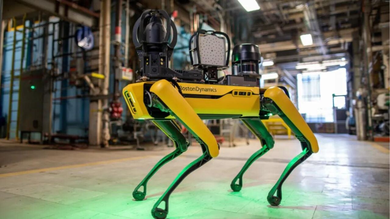 El robot Spot, parecido a un perro, ha sido utilizado para cartografiar la zona radiactiva de la central nuclear británica de Dounreay. El robot Spot, parecido a un perro, ha sido utilizado para cartografiar la zona radiactiva de la central nuclear británica de Dounreay.