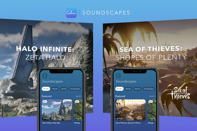 Xbox añade paisajes sonoros de juegos a la aplicación Calm para dormir y meditar Xbox añade paisajes sonoros de juegos a la aplicación Calm para dormir y meditar