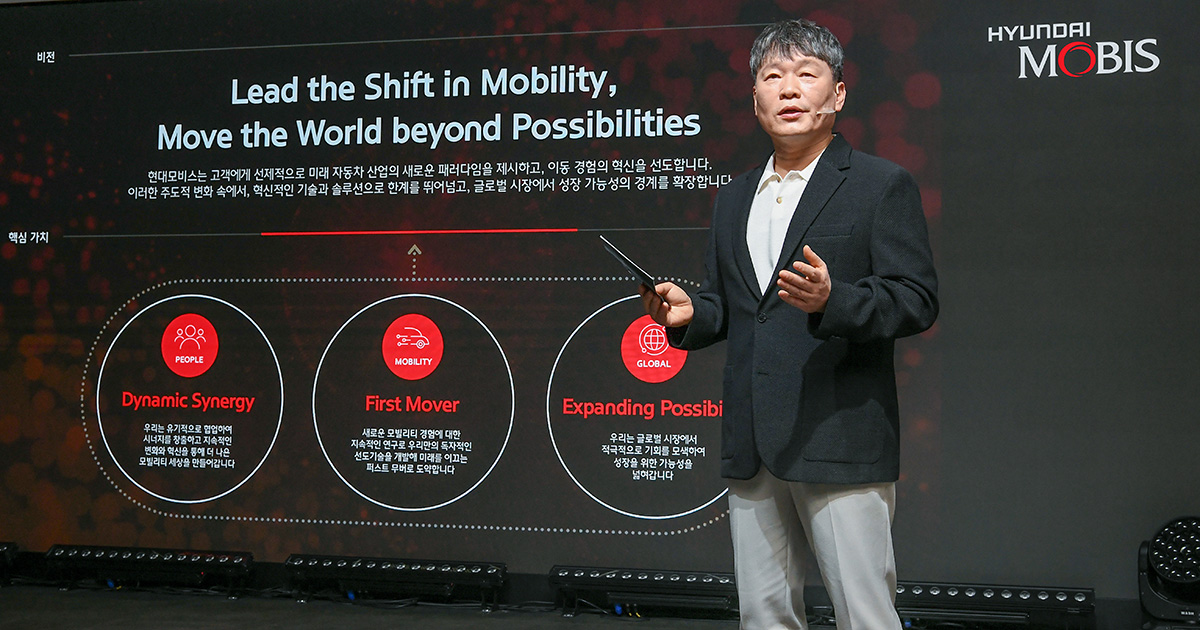 Una visión desde dentro: Revisión de la estrategia de Hyundai Mobis por el CEO Lee Gyu-suk Lee Gyu-suk revela la estrategia clave de Hyundai Mobis para los próximos años
