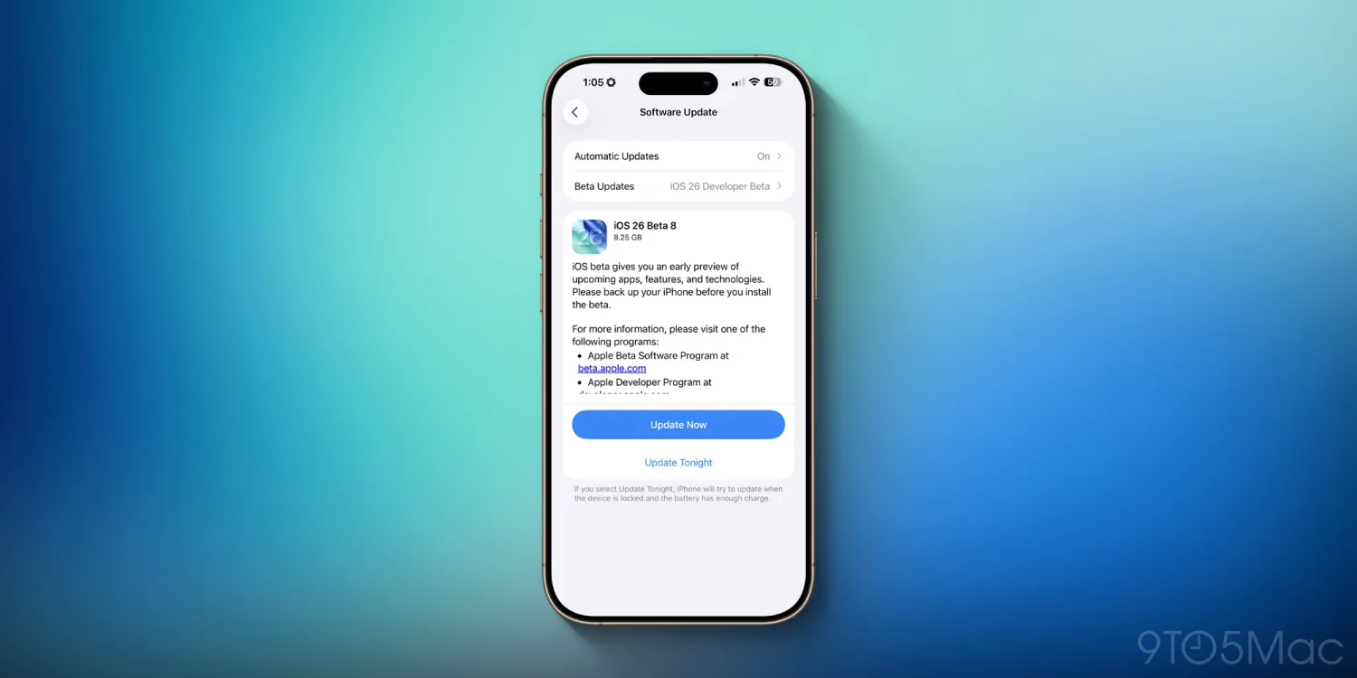 iOS 26 Beta 8: La última actualización para verdaderos fanáticos de la tecnología