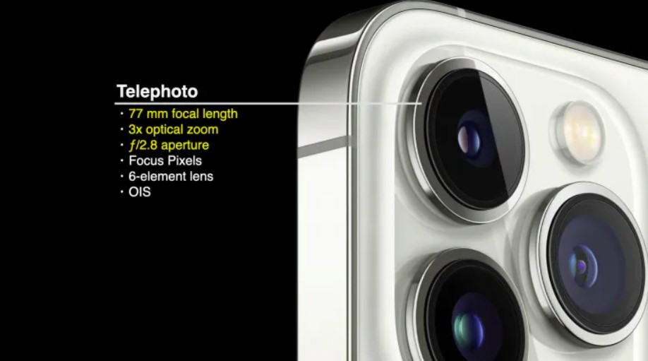 el iPhone 15 Pro Max es el único modelo que estará equipado con una lente periscópica