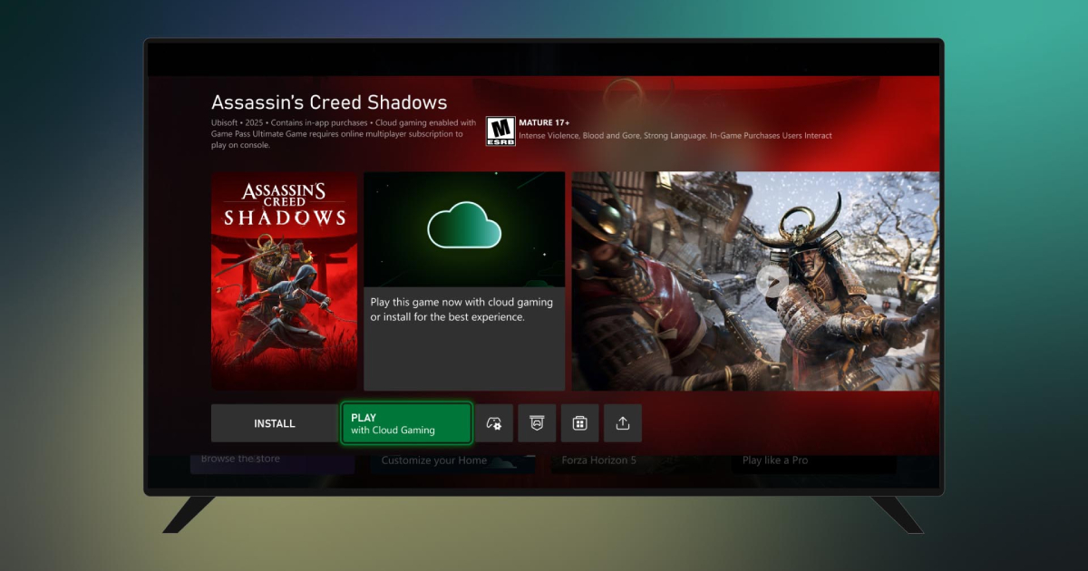 Xbox Game Pass Ultimate te permite jugar tus juegos en la nube, ahorrándote tiempo y espacio en la instalación Xbox Game Pass Ultimate te permite jugar tus juegos en la nube, ahorrándote tiempo y espacio en la instalación