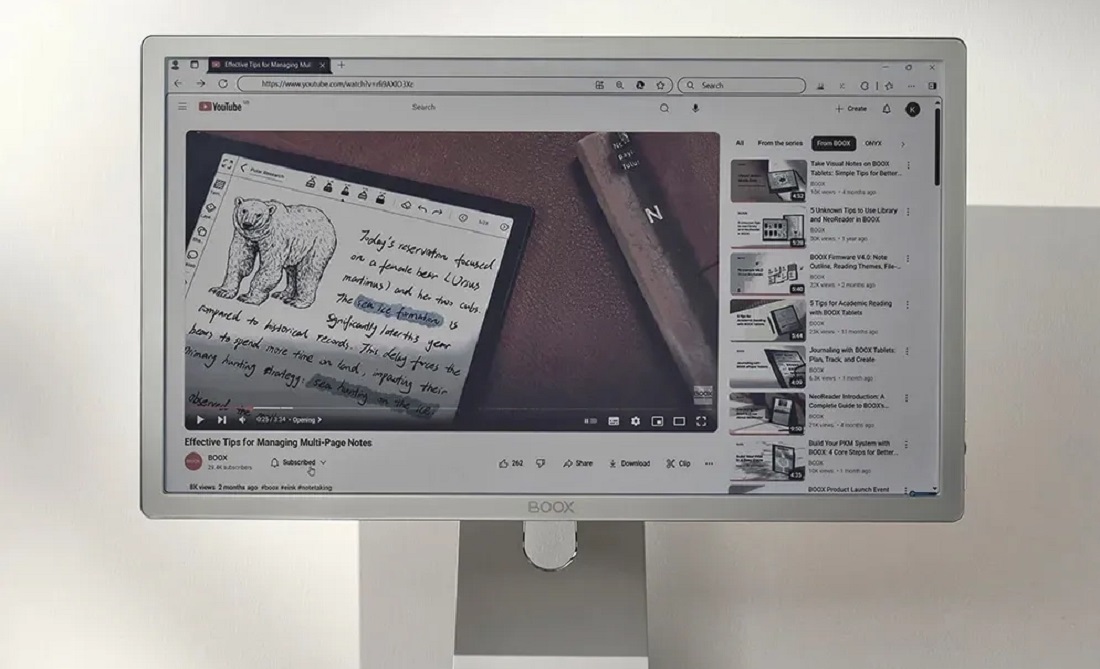 Mira Pro Color de E Ink: Un nuevo amanecer para pantallas similares al papel