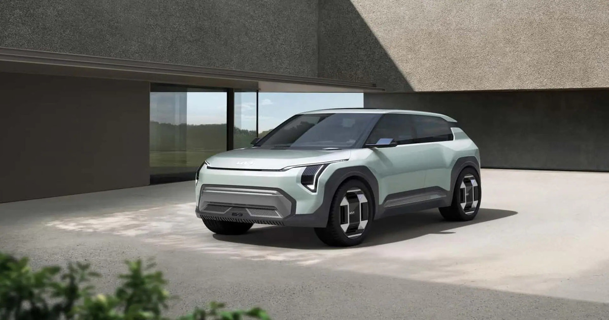 Nuevo coche eléctrico Kia EV2 visto en las calles de Corea Nuevo coche eléctrico Kia EV2 visto en las calles de Corea