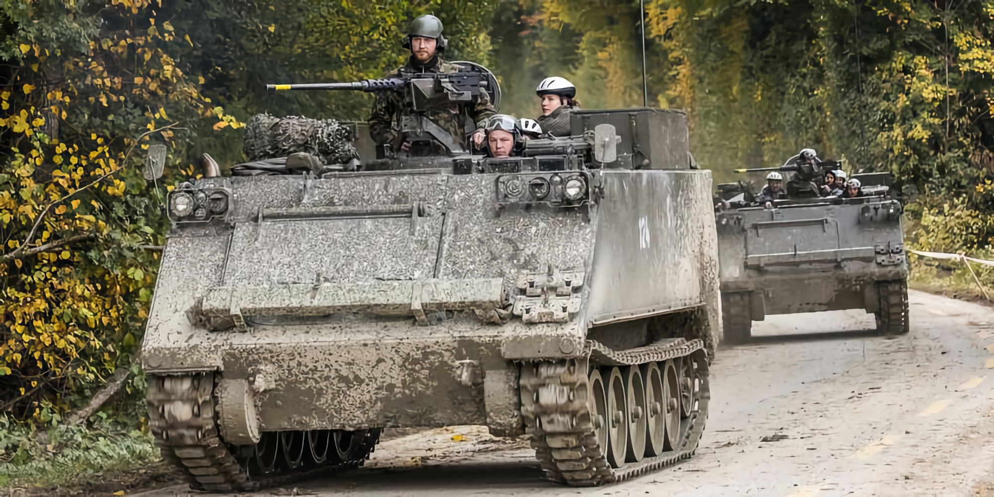 Los vehículos blindados de transporte de personal M113, que fueron transferidos por Lituania, ya están luchando en el frente. Los vehículos blindados de transporte de personal M113, que fueron transferidos por Lituania, ya están luchando en el frente.