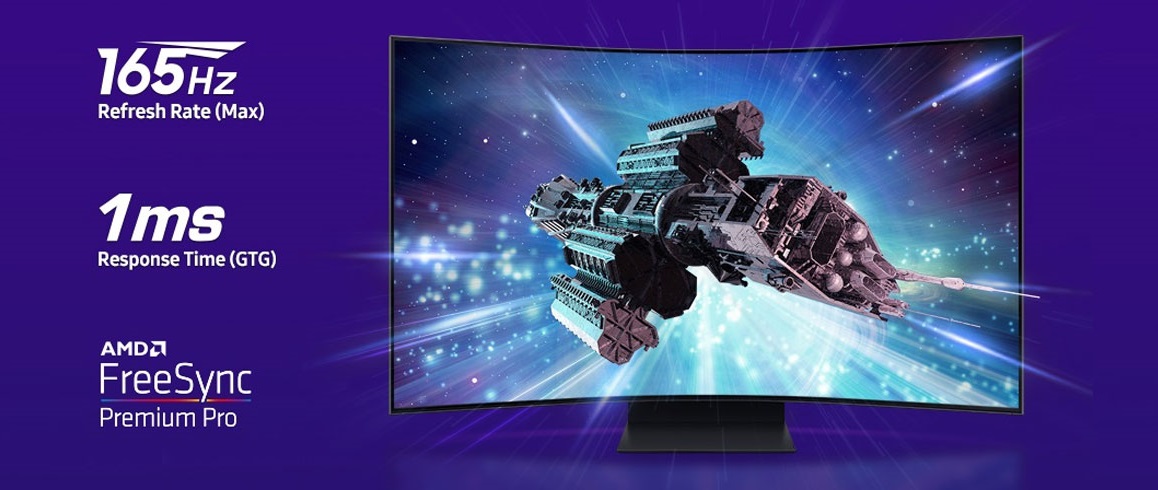 Samsung Odyssey Ark G97NC: monitor curvo para juegos con resolución 4K UHD y frecuencia de imagen de 165 Hz Samsung Odyssey Ark G97NC: monitor curvo para juegos con resolución 4K UHD y frecuencia de imagen de 165 Hz
