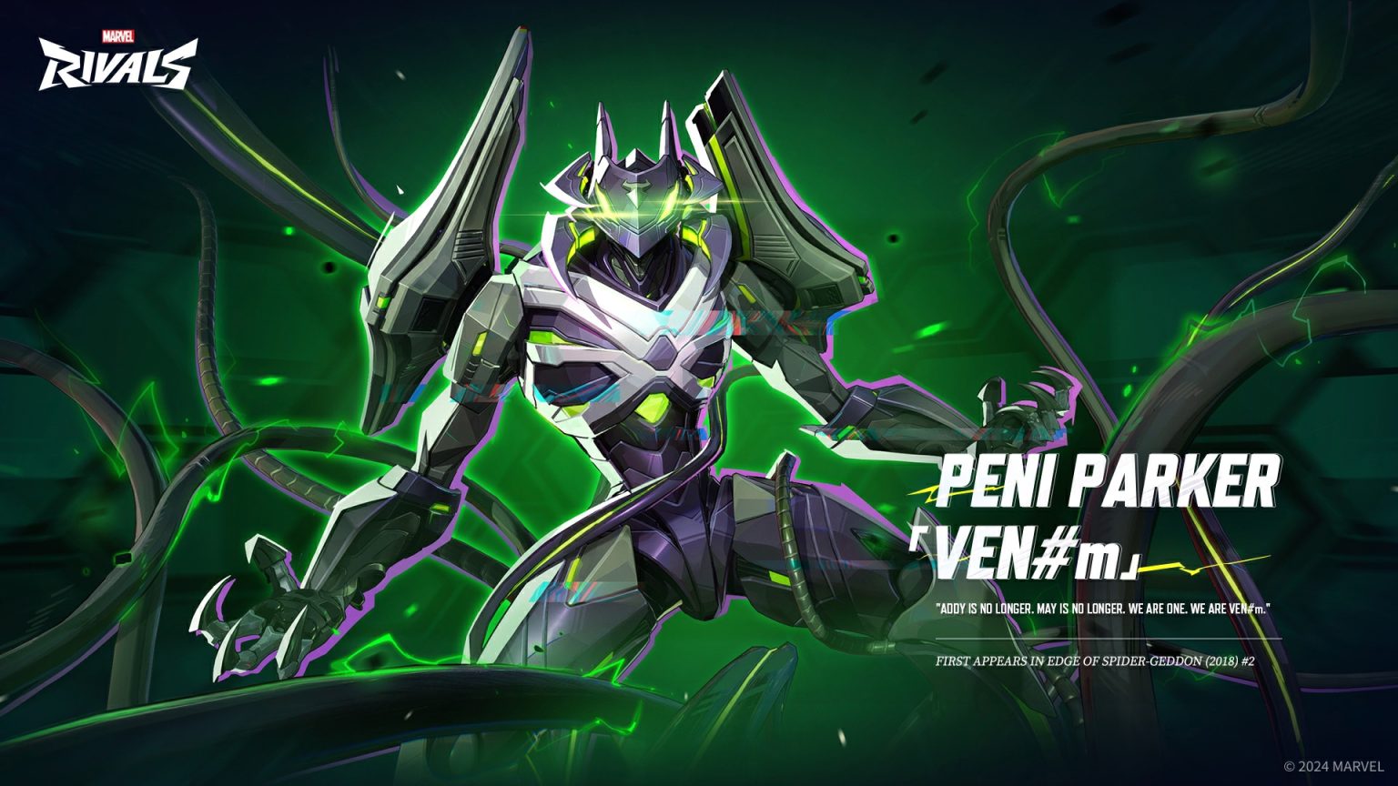 Revisión del nuevo cartel con la piel de Peni Parker