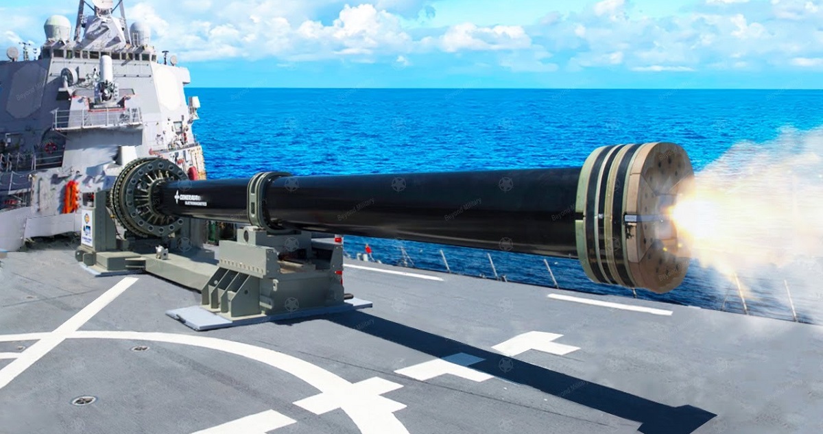La Armada china ha probado el cañón Gauss más potente del mundo: el lanzador electromagnético aceleró un proyectil de 124 kg hasta 700 km/h en 0,05 segundos. La Armada china ha probado el cañón Gauss más potente del mundo: el lanzador electromagnético aceleró un proyectil de 124 kg hasta 700 km/h en 0,05 segundos.
