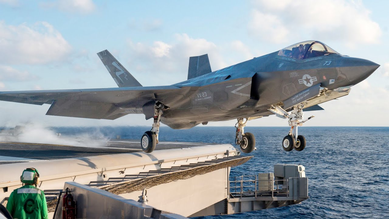 EE.UU. aterriza la mayoría de los cazas F-35 por problemas en la catapulta EE.UU. aterriza la mayoría de los cazas F-35 por problemas en la catapulta