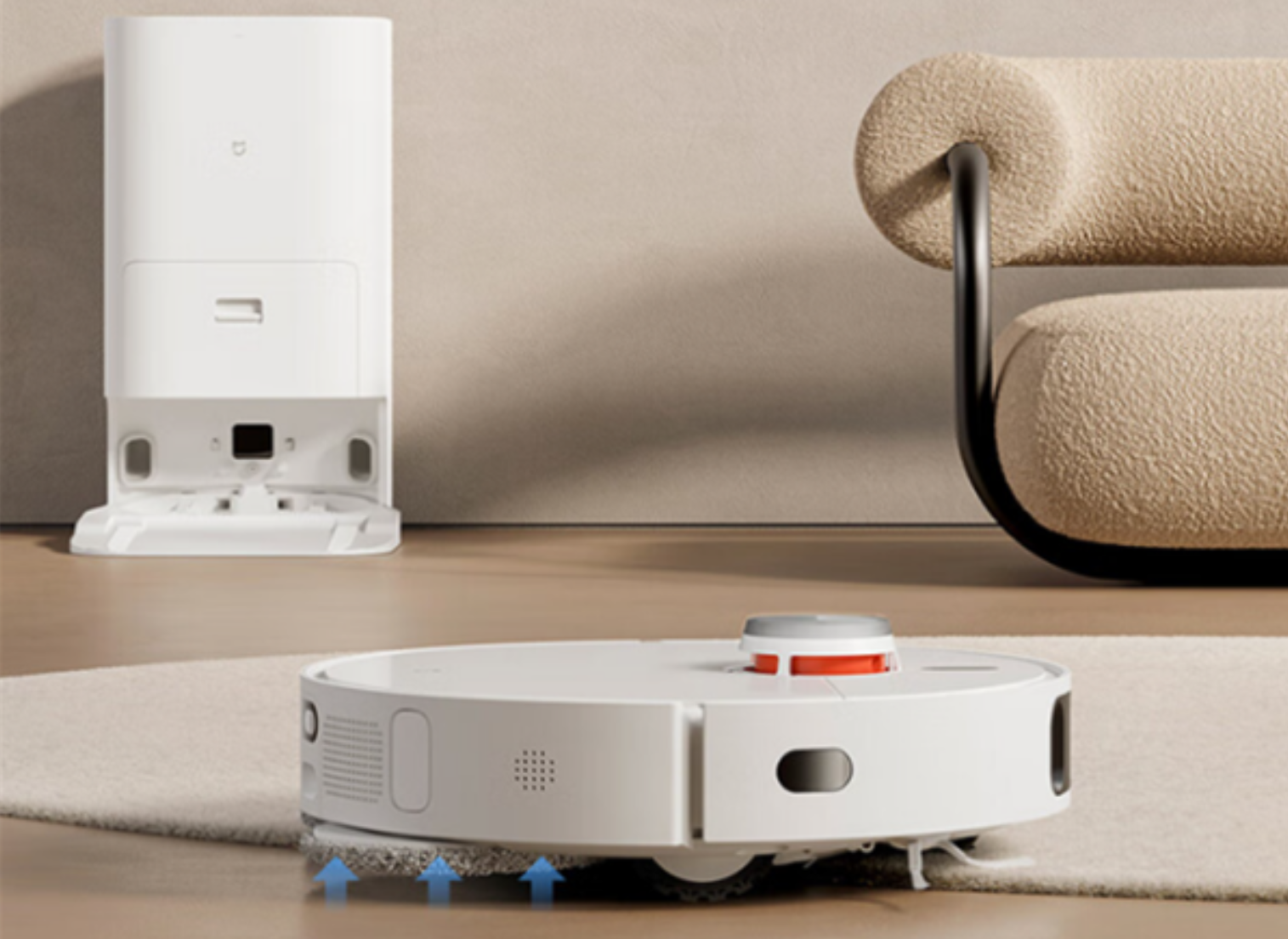 Xiaomi Mijia 1S: un robot aspirador que escurre el agua sucia y vierte agua limpia para limpiar el suelo Xiaomi Mijia 1S: un robot aspirador que escurre el agua sucia y vierte agua limpia para limpiar el suelo