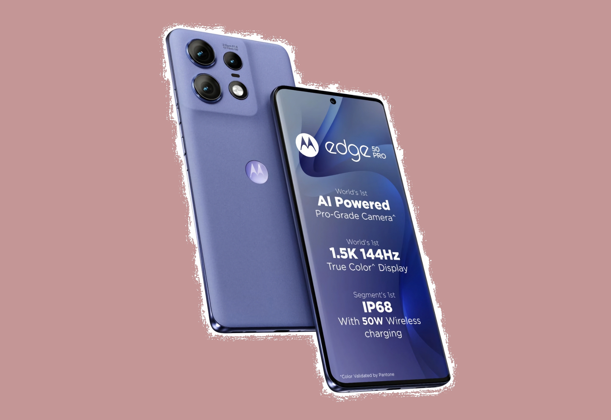 Motorola Edge 50 Pro: pantalla POLED de 144 Hz, chip Snapdragon 7 Gen 3, protección IP68, cámara de 50 MP y carga de 125 W a un precio desde 385 €.