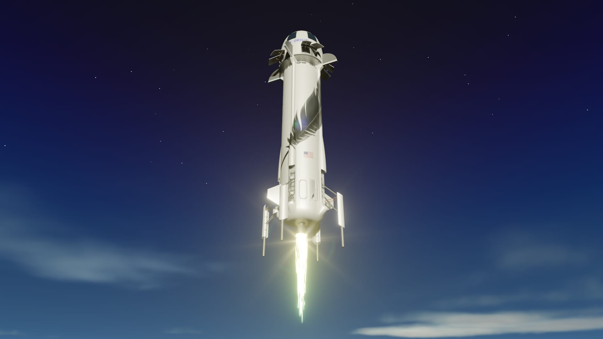 Blue Origin completa la sexta misión suborbital de New Shepard con turistas espaciales Blue Origin completa la sexta misión suborbital de New Shepard con turistas espaciales