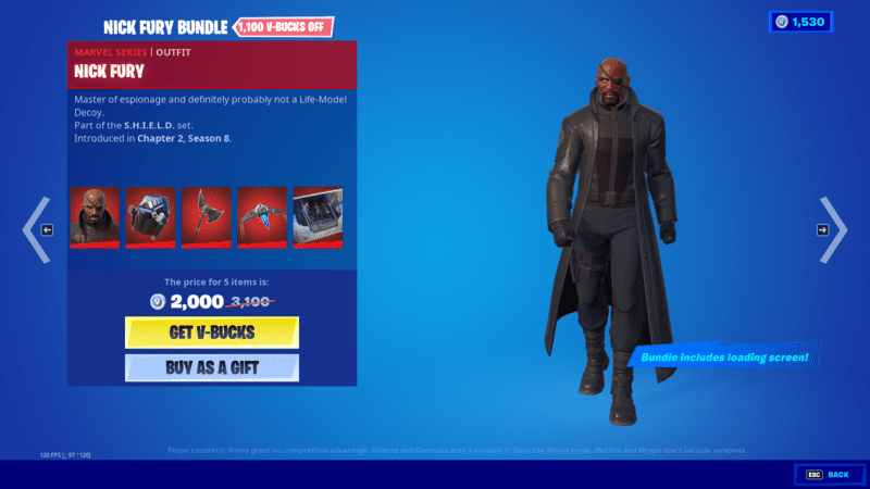 Nick Fury ha aparecido en Fortnite Nick Fury ha aparecido en Fortnite