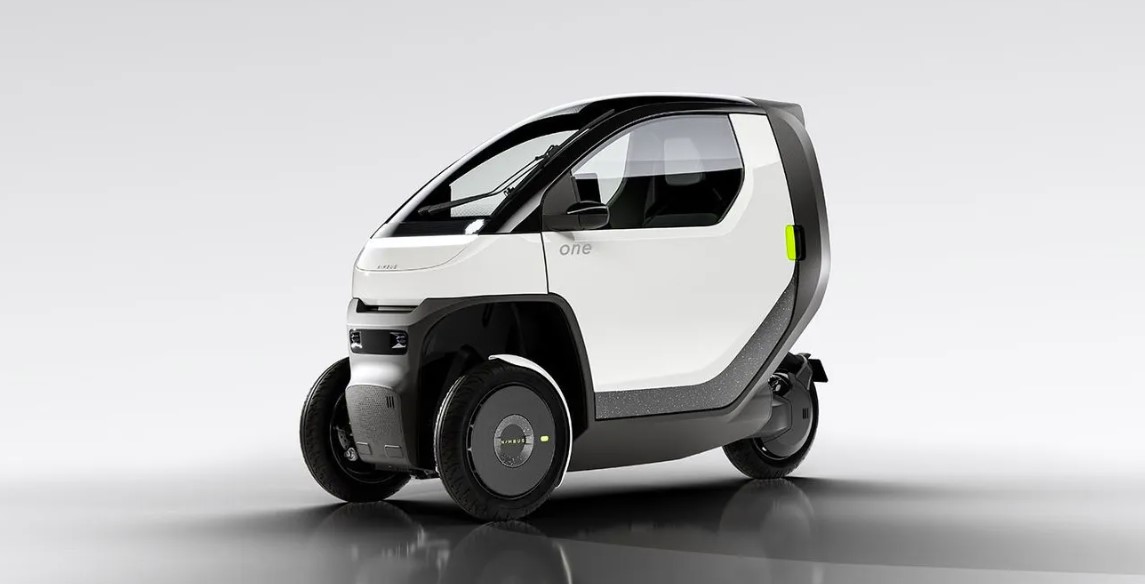 El Nimbus One es un triciclo eléctrico con una velocidad máxima de 80 km/h y una autonomía de 93 millas.