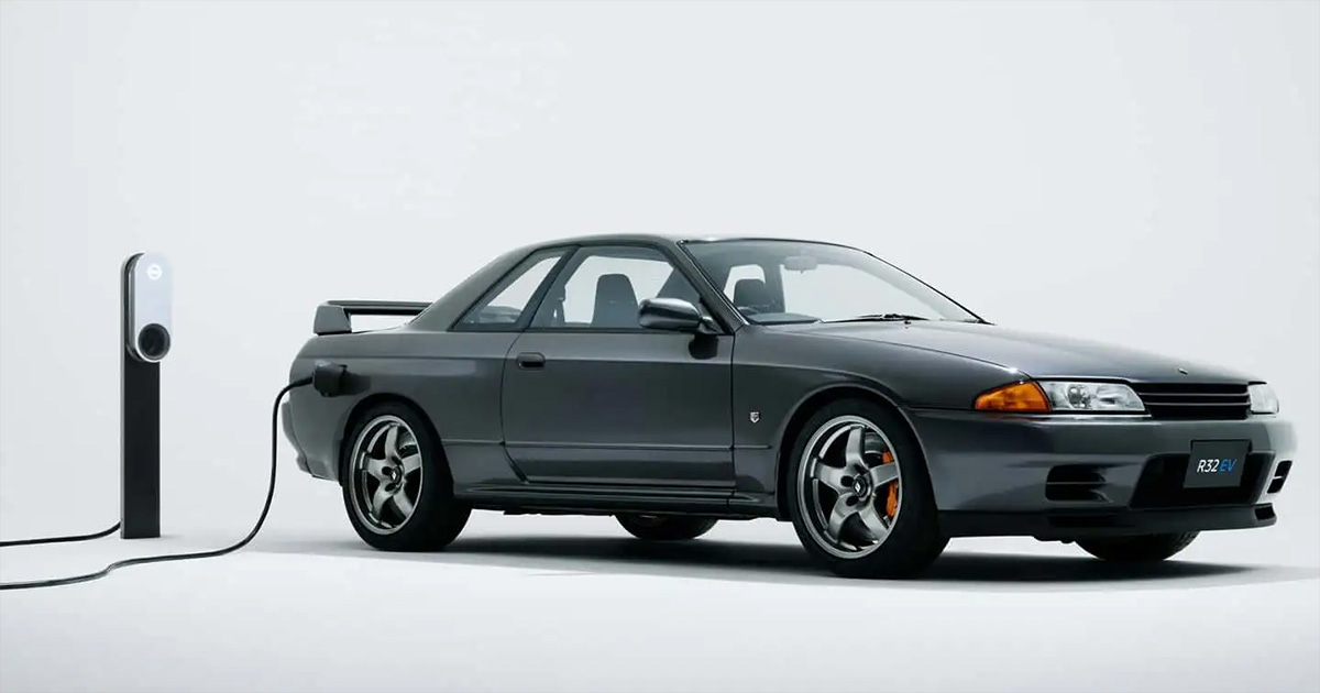 Entrando en la era eléctrica: Nissan R32 GT-R presenta su innovadora conversión a vehículo eléctrico El Nissan R32 GT-R se transforma en una dinamo eléctrica: Un vistazo a su viaje de conversión a EV