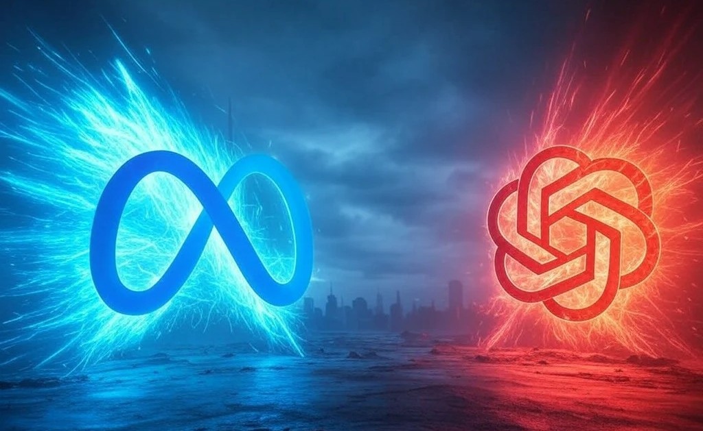 Meta y OpenAI: ¿qué simbolismo hay detrás de los logotipos? Uniendo gigantes: ¿Meta y OpenAI en colaboración?