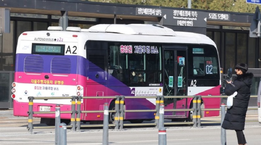 Comienzan a circular los primeros autobuses no tripulados en Corea del Sur Comienzan a circular los primeros autobuses no tripulados en Corea del Sur