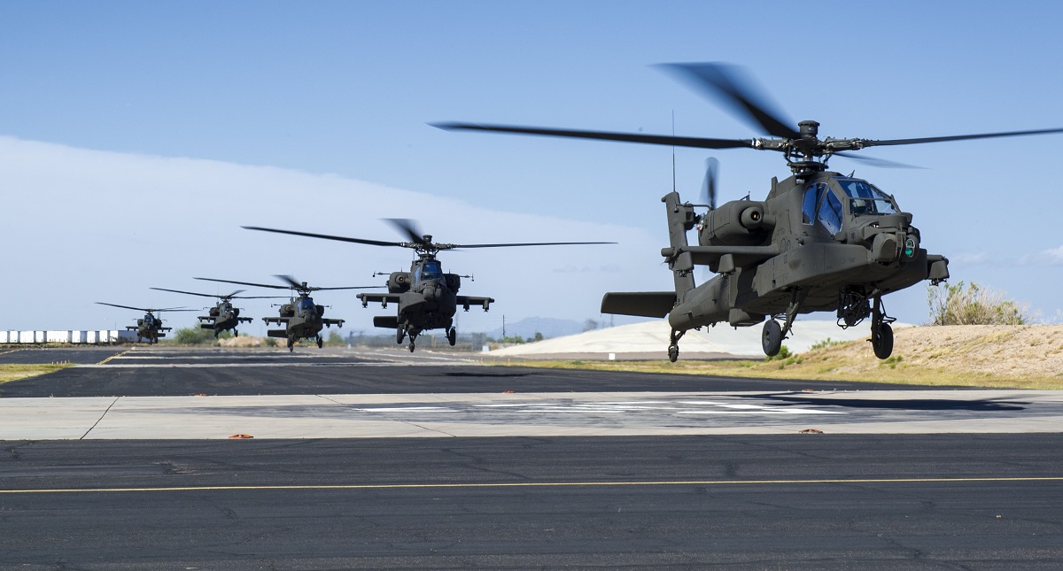 Estados Unidos ha aprobado la venta a Polonia de decenas de helicópteros de ataque AH-64E Apache, 7.650 kits de bombas inteligentes APKWS=II y miles de misiles AGM-114R2 Hellfire, AGM-179A JAGM, Stinger por valor de 12.000 millones de dólares. Estados Unidos ha aprobado la venta a Polonia de decenas de helicópteros de ataque AH-64E Apache, 7.650 kits de bombas inteligentes APKWS=II y miles de misiles AGM-114R2 Hellfire, AGM-179A JAGM, Stinger por valor de 12.000 millones de dólares.