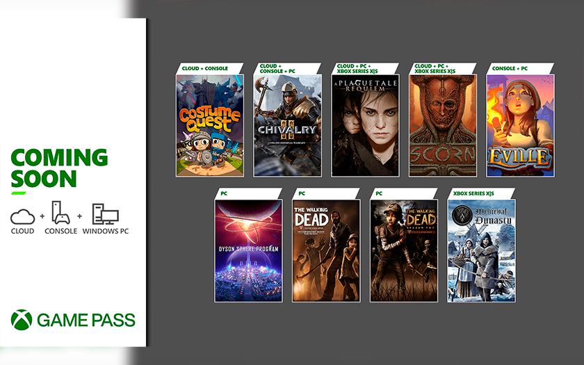 Las dos primeras temporadas de The Walking Dead, Scorn, A Plague Tale: Requiem y otros: La lista de juegos que se sumarán a la biblioteca de Xbox Game Pass del 4 al 18 de octubre Las dos primeras temporadas de The Walking Dead, Scorn, A Plague Tale: Requiem y otros: La lista de juegos que se sumarán a la biblioteca de Xbox Game Pass del 4 al 18 de octubre