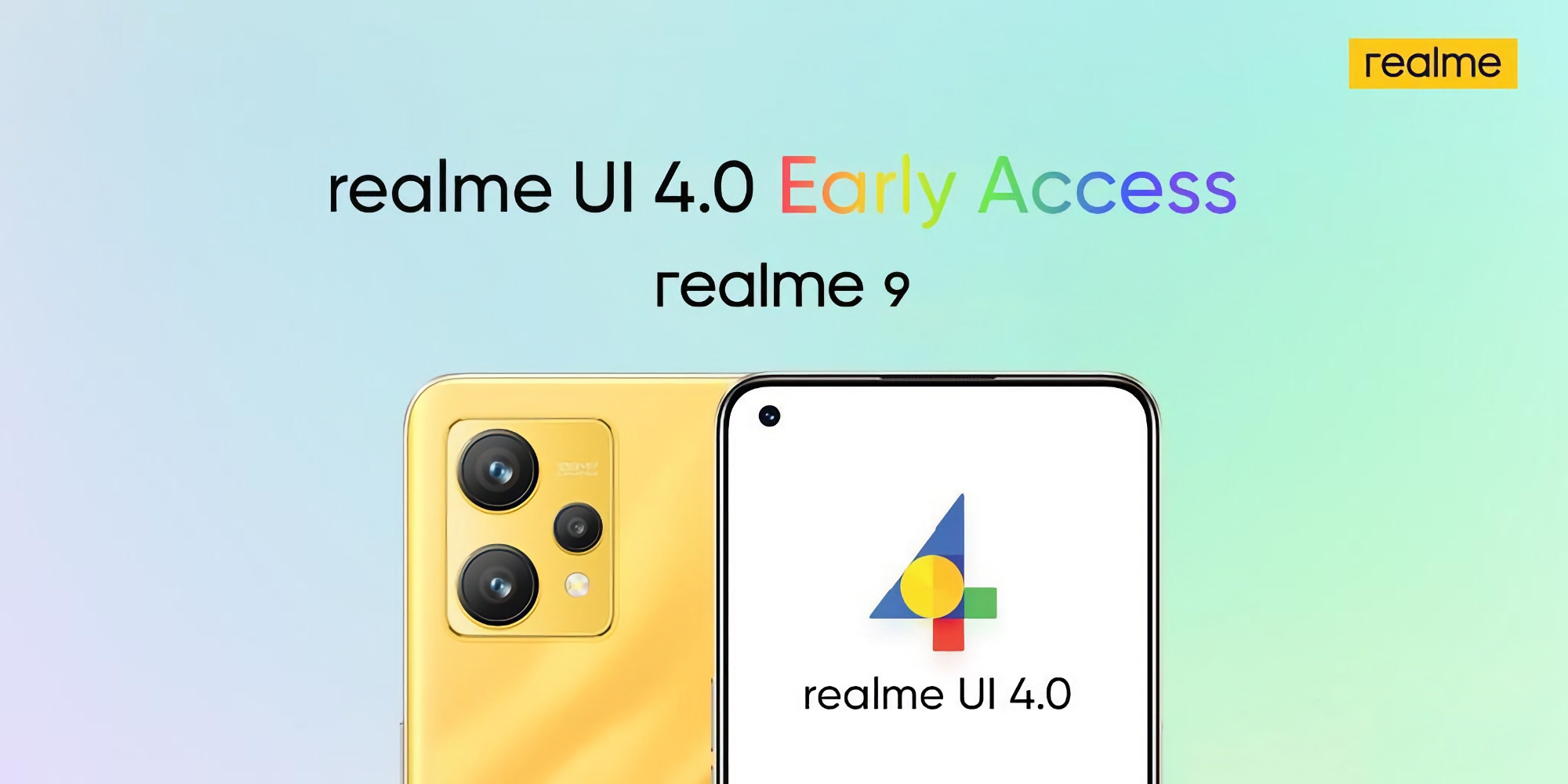 realme lanza el programa de pruebas realme UI 4.0 basado en Android 13 para realme 9 4G realme lanza el programa de pruebas realme UI 4.0 basado en Android 13 para realme 9 4G