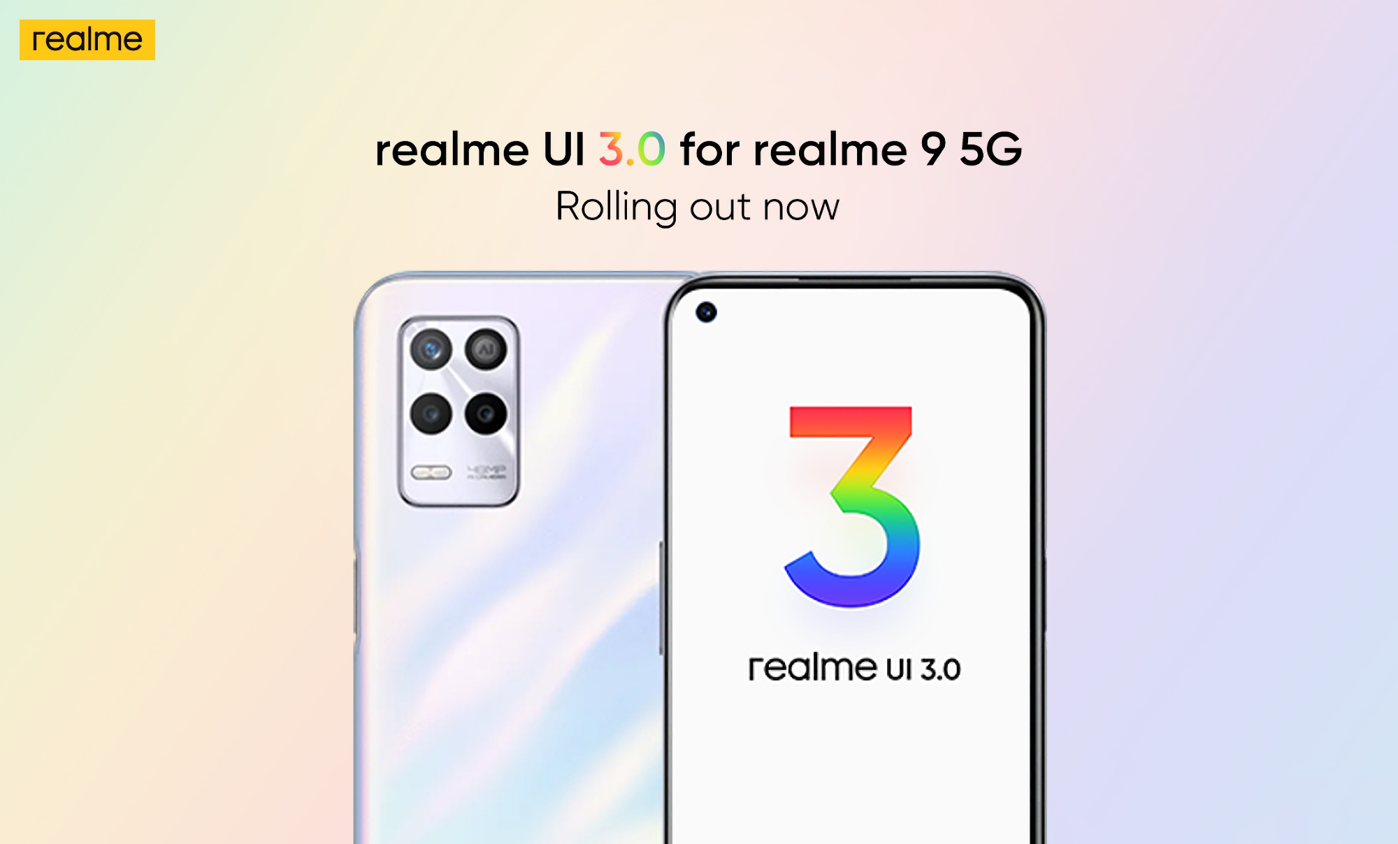 realme 9 5G tiene una versión estable de realme UI 3.0 basada en Android 12 realme 9 5G tiene una versión estable de realme UI 3.0 basada en Android 12