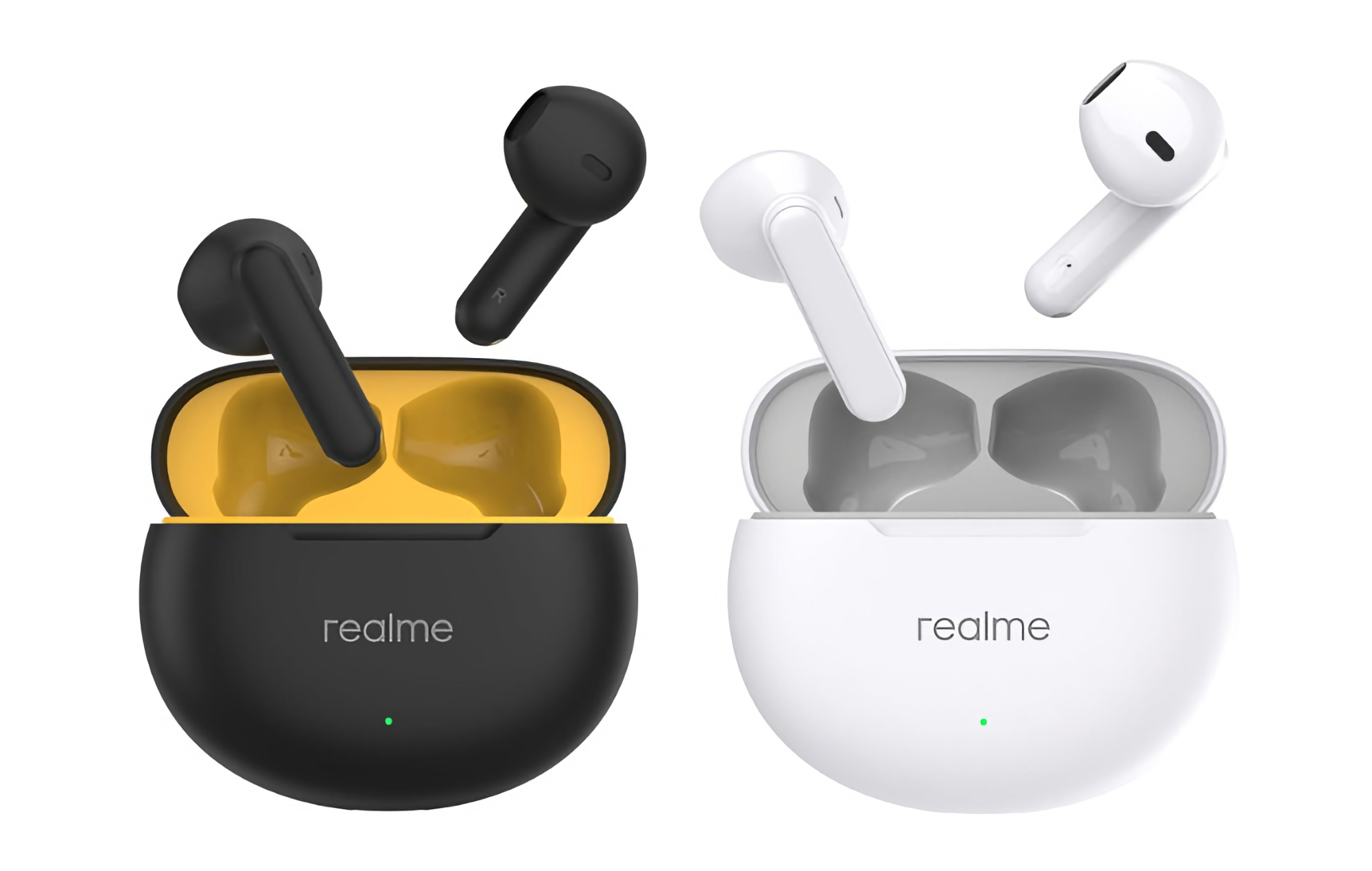 realme Buds T01: auriculares TWS con Bluetooth 5.4, protección IPX4, Google Fast Pair y hasta 28 horas de batería por 15 €.