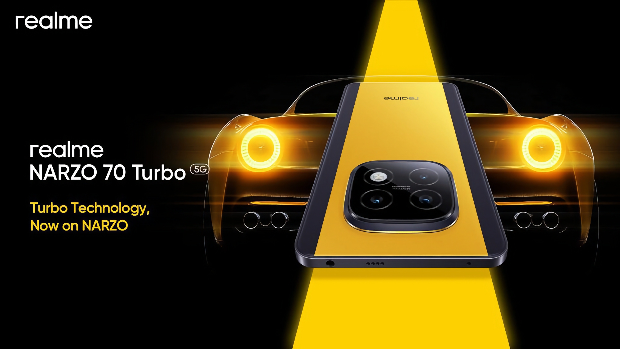 realme prepara el lanzamiento del smartphone económico NARZO 70 Turbo 5G