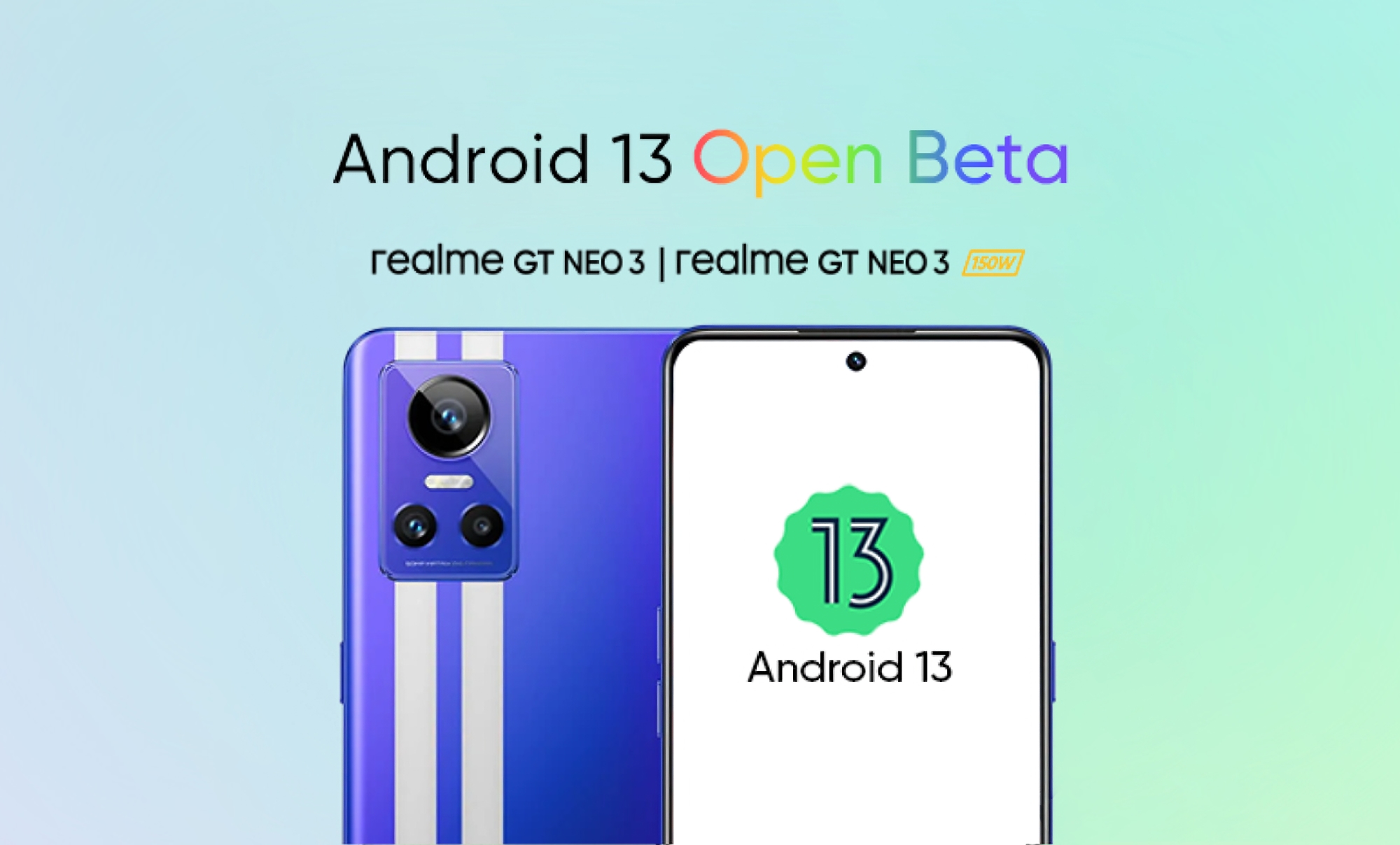 realme GT Neo 3T tiene una versión beta de Android 13 con realme UI 3.0 realme GT Neo 3T tiene una versión beta de Android 13 con realme UI 3.0