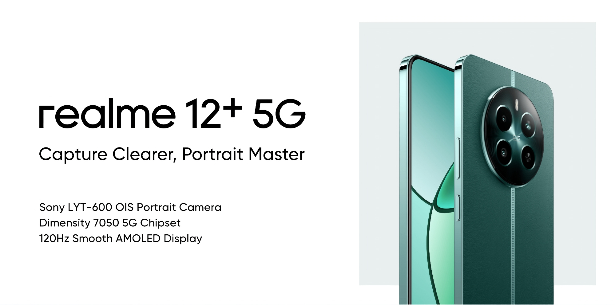 realme 12+: pantalla AMOLED de 120 Hz, chip Dimensity 7050, cámara de 50 MP con OIS y un precio de 267 $. realme 12+: pantalla AMOLED de 120 Hz, chip Dimensity 7050, cámara de 50 MP con OIS y un precio de 267 $.