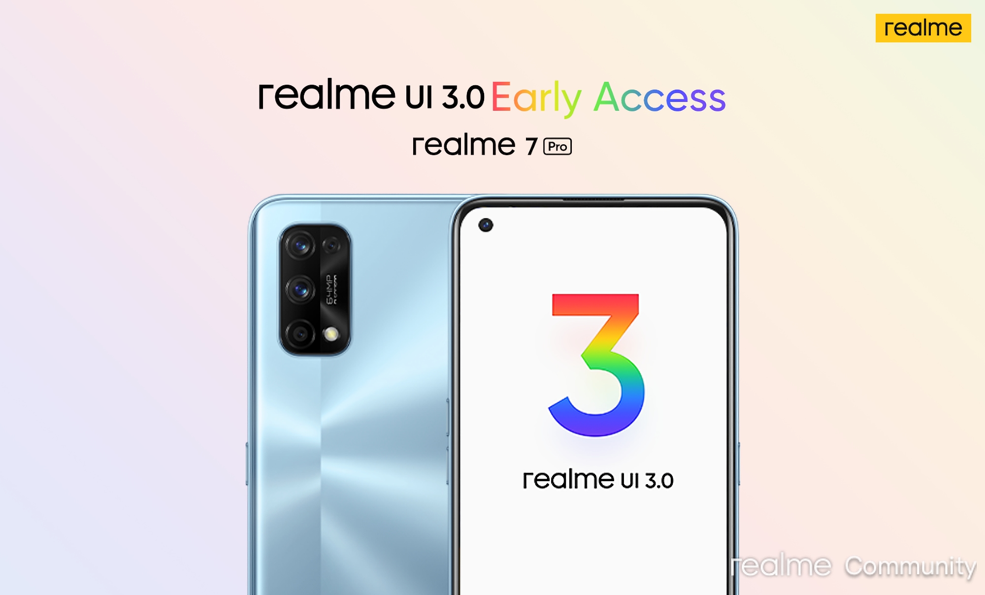 Siguiendo a realme X50 Pro: realme 7 Pro también comenzó a recibir la actualización realme UI 3.0 basada en Android 12 Siguiendo a realme X50 Pro: realme 7 Pro también comenzó a recibir la actualización realme UI 3.0 basada en Android 12
