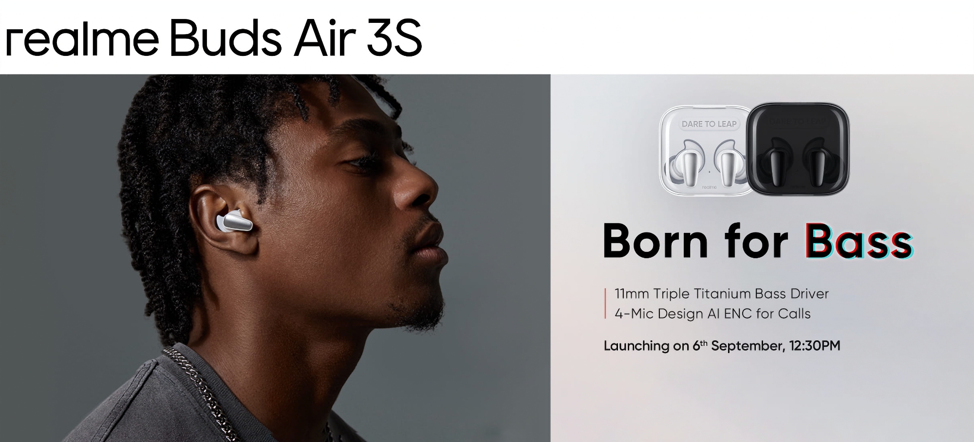 Ya es oficial: Los auriculares TWS realme Buds Air 3S con un diseño inusual, Bluetooth 5.3 y drivers de 11 mm serán presentados el 6 de septiembre Ya es oficial: Los auriculares TWS realme Buds Air 3S con un diseño inusual, Bluetooth 5.3 y drivers de 11 mm serán presentados el 6 de septiembre