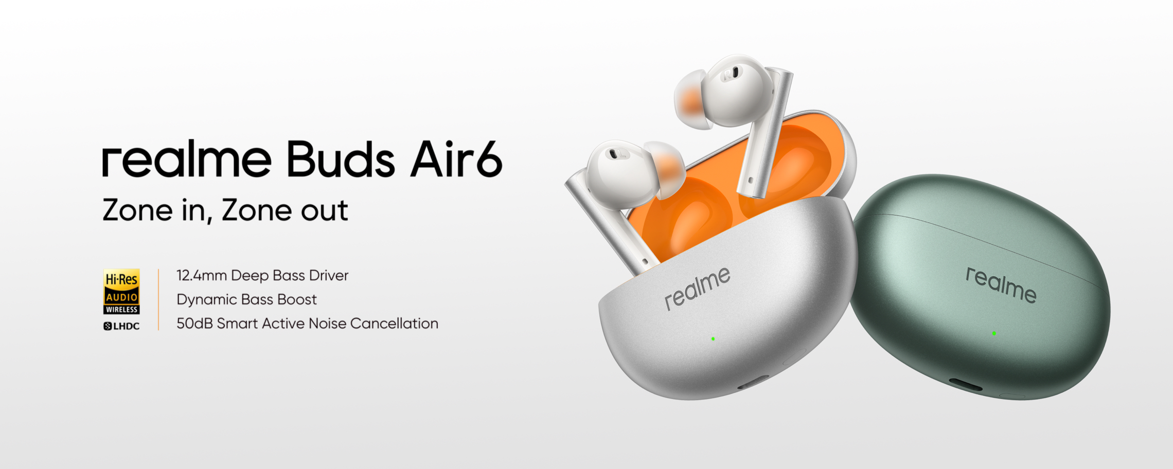 Los realme Buds Air 6 con ANC, compatibilidad con LHDC, hasta 40 horas de autonomía y un precio de 39 dólares han debutado fuera de China Los realme Buds Air 6 con ANC, compatibilidad con LHDC, hasta 40 horas de autonomía y un precio de 39 dólares han debutado fuera de China