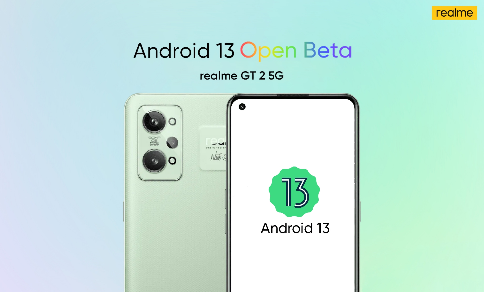 El Realme GT 2 tiene una versión beta de Android 13