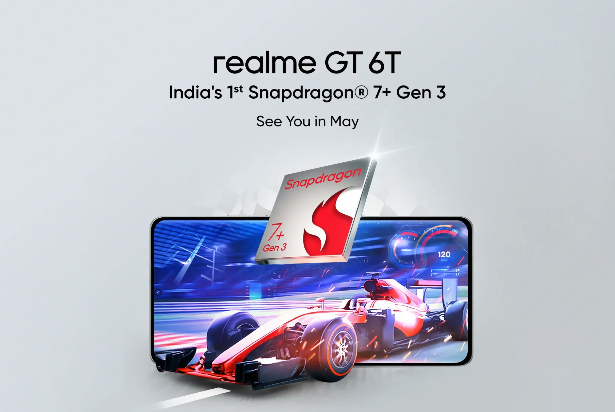 Ya es oficial: el realme GT 6T con chip Snapdragon 7+ Gen 3 debutará en mayo