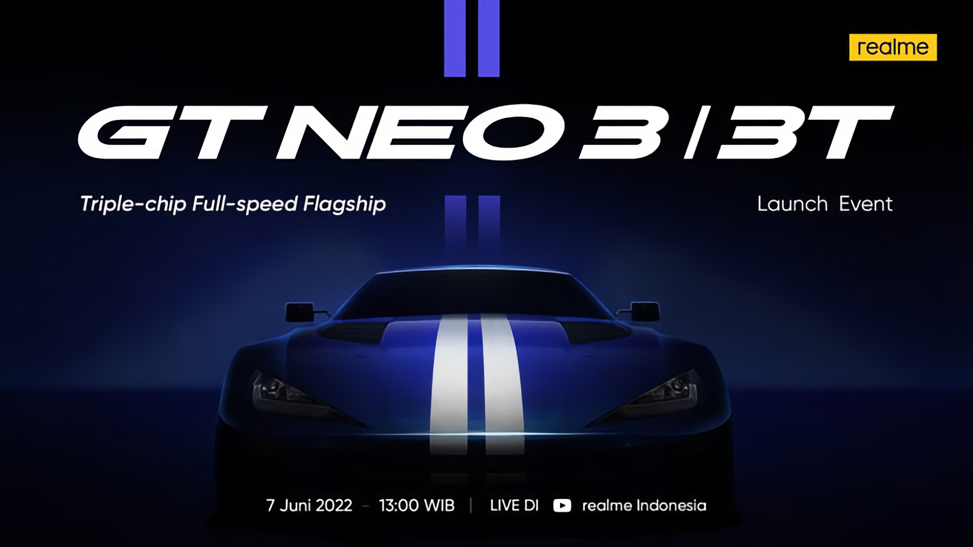 realme GT Neo 3T con chip Snapdragon 870 se presentará el 7 de junio realme GT Neo 3T con chip Snapdragon 870 se presentará el 7 de junio
