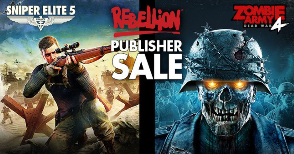 Las rebajas de Rebellion Interactive en Steam continúan hasta el 11 de septiembre: todos los títulos de Sniper Elite y Zombie Army reciben descuentos Las rebajas de Rebellion Interactive en Steam continúan hasta el 11 de septiembre: todos los títulos de Sniper Elite y Zombie Army reciben descuentos