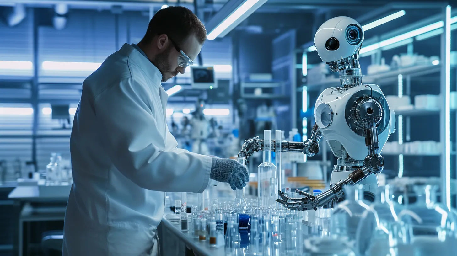 Innovación en el laboratorio: cuando los científicos trabajan codo con codo con robots