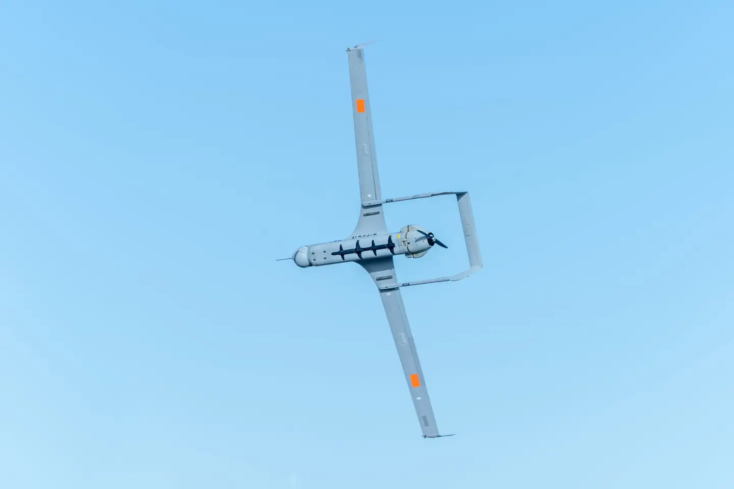 El avión no tripulado RQ-21 Blackjack utilizó por primera vez munición guiada de precisión Shryke