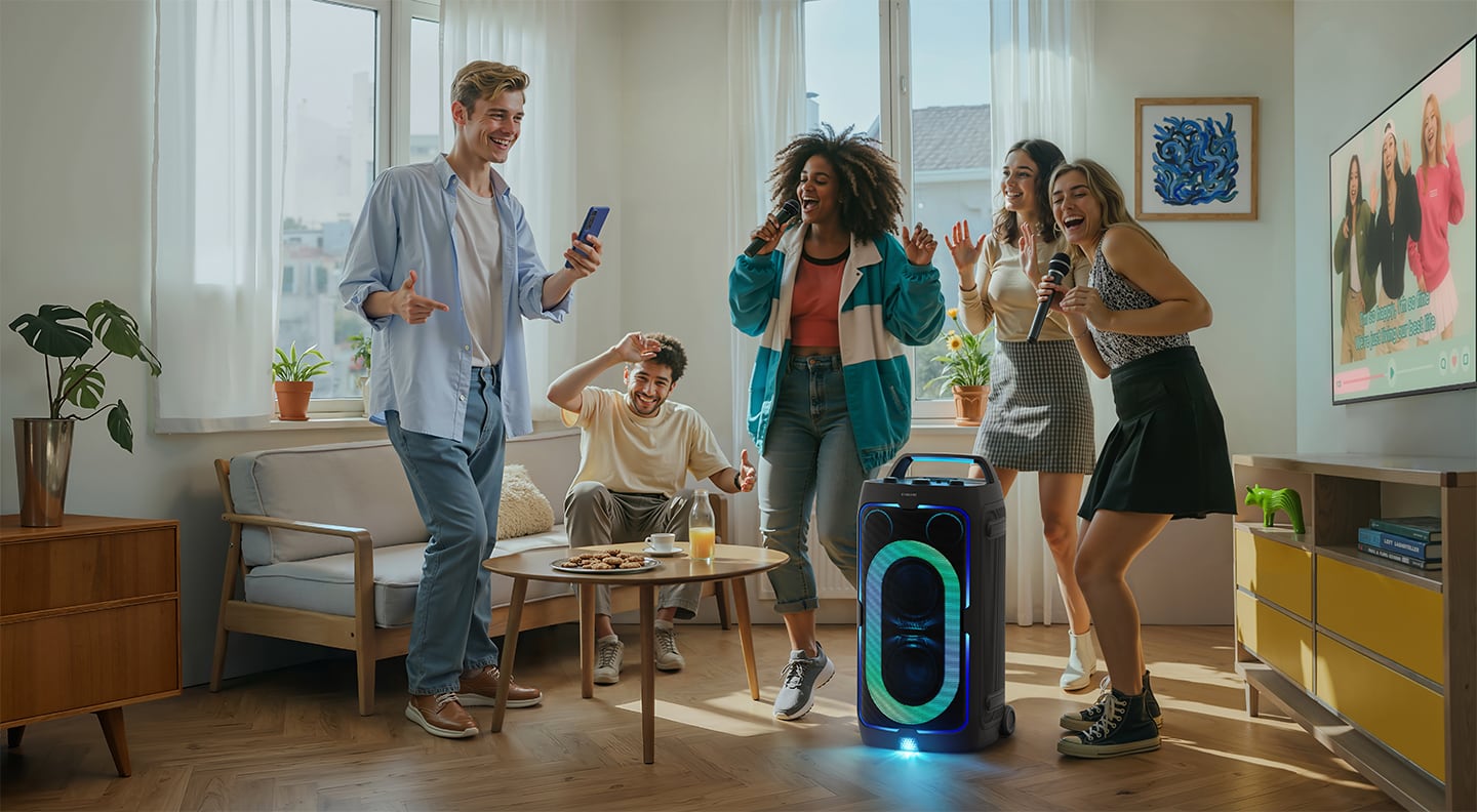 ST50F: El último avance de Samsung en tecnología de sonido envolvente Presentación de la Samsung Sound Tower ST50F: Elevando la experiencia de audio