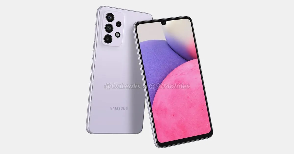 Samsung Galaxy A33 5G revelado en renders: 6.Pantalla de 4", cámara cuádruple y sin conector de 3,5 mm Samsung Galaxy A33 5G revelado en renders: 6.Pantalla de 4", cámara cuádruple y sin conector de 3,5 mm